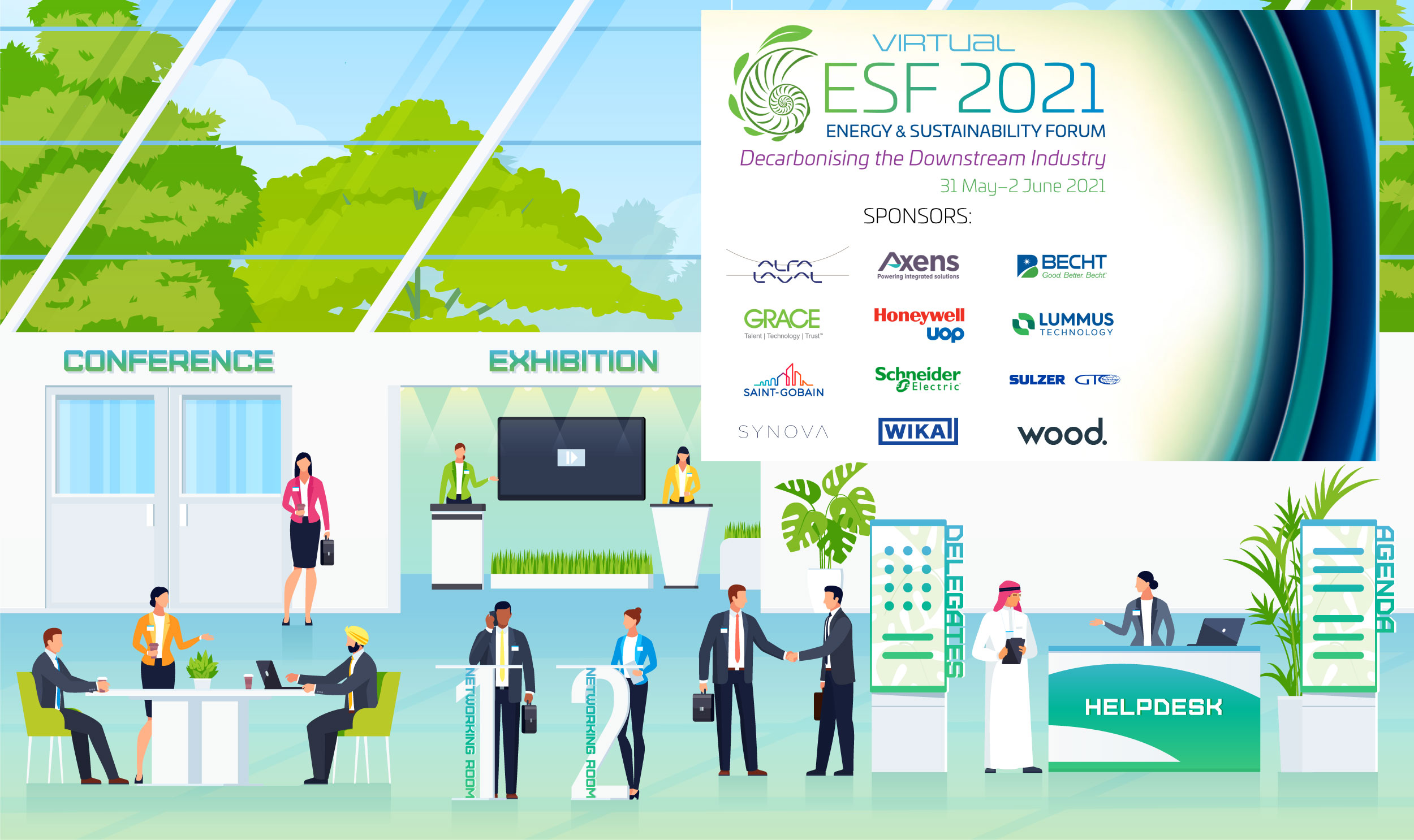 ESF Virtual 2021 Lobby