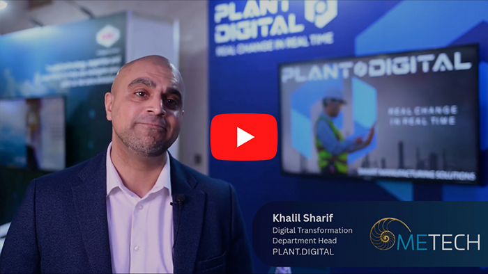 Khalil Sharif, Digital Transformation Department Head, PLANT.DIGITAL - video testimonial