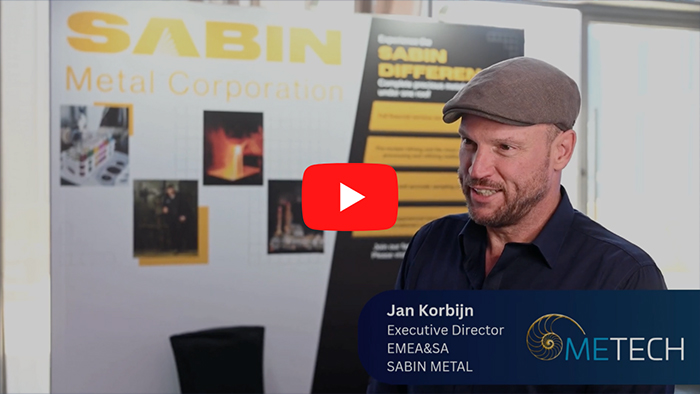 Jan Korbijn, Executive Director EMEA&SA, SABIN METAL CORPORATION