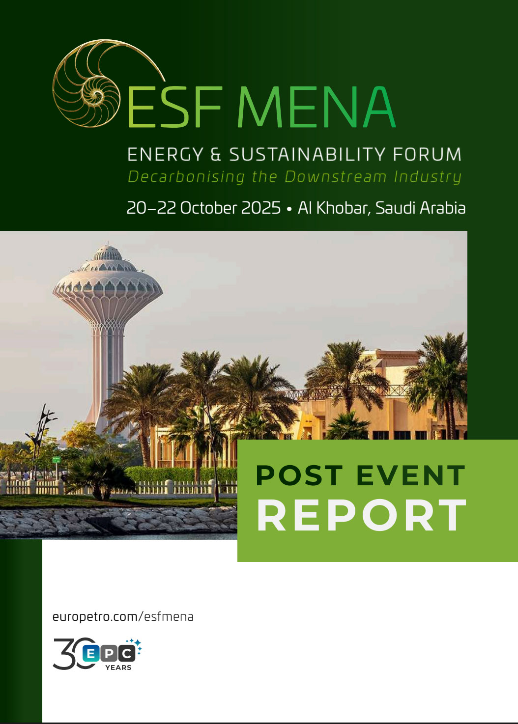 ESF MENA 2025 Post event report cover